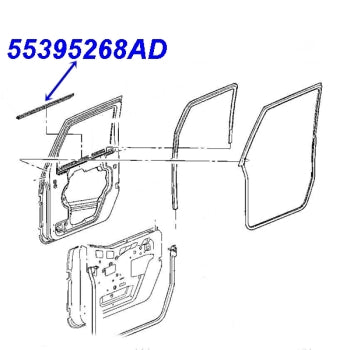 CHEDER LAMELA INTERIOR USA FATA WRANGLER JK/JKU 07-18