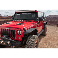 STEEL TUBE FENDER FLARES RUGGED RIDGE WRANGLER JK/JKU