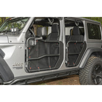 FORTIS TUBE DOOR COVER SPATE RUGGED RIDGE WRANGLER JLU