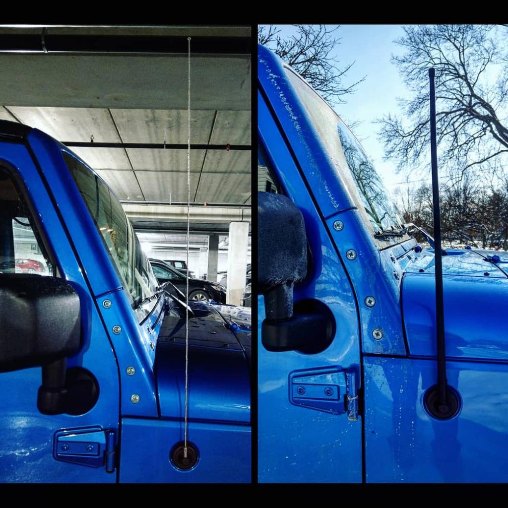 ANTENA RUGGED RIDGE REFLEX 13″ PENTRU JEEP WRANGLER TJ 96-06; JK/JKU 07-18;JL/JLU