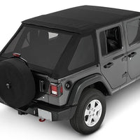 SOFTOP BESTOP TREKTOP NX BLACK TWILL JEEP WRANGLER JLU