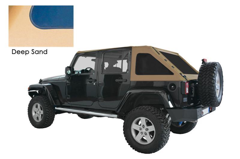 SOFTOP FASTBACK U4 ULTIMATE DEEP SAND PENTRU JEEP WRANGLER JKU 07-18