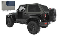 SOFTOP FASTBACK U2 ULTIMATE MILITARY GREEN PENTRU JEEP WRANGLER JK 07-18